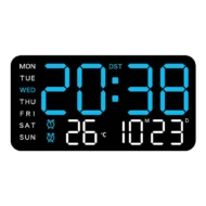 📢📢49% OFF!! ⏰Multifunctional decorative LED digital wall clock, the limitless digital clock for the modern Norwegian home - Image 8