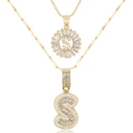 🎁New Year Sale 50% OFF💖2 Pack - Initial Letter Pendant Necklaces - Image 58