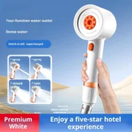 🚿4-Mode High-Pressure Shower Head with Filter
