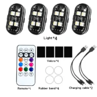 📢📢50% OFF !!⏰⏰Portable Car LED Warning Light with Remote - Image 10