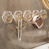 5PCS Punch-Free Ripple Wall Adhesive Hooks - Image 6