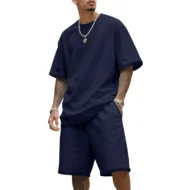 Men's Casual Two-Piece T-Shirt and Shorts Set - Image 5
