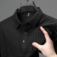 ⏳ Limited time 50% off! 💥Men's Textured Short Sleeve Shirt - Image 3