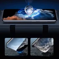 4K HD/Anti-Peeping Tempered Glass Screen Protector with Auto Dust-elimination Installation for Samsung - Image 4