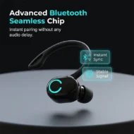 Wireless Earhook Bluetooth 5.2 Earbud Stereo Sports Earphone - Image 3