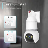 🔥All-New Upgrade✨4MP Light Bulb Security Camera 5G&2.4GHz Wireless Outdoor Indoor Camera with Night Vision - Image 4