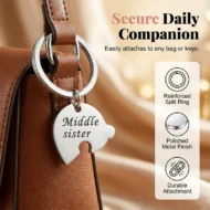 3-Piece Stainless Steel Interlocking Keychain Kit - Image 6