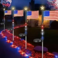 🏆Buy More Save More🎁Outdoor Solar Flag Stake Lights - Image 11