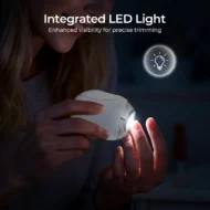 👶💅 360° rotary nail trimmer – LED light, quiet, safe for babies & adults! - Image 5