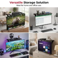 No-Drill Adjustable Screen Top Shelf - Image 7