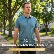 🎁Hot Sale 49% OFF⏳Men's Ice Silk Stretch Shirt