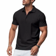Men's Quick-Dry Short-Sleeve Lapel T-Shirt - Image 10