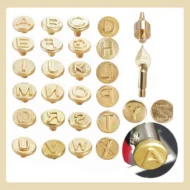 🔥Last Day Sale 49%🔥26 Letters Copper Mold —DIY Wood Burning/Carving Set - Image 4