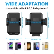 Suction Cup Car Phone Holder with Flexible Arm - Image 9