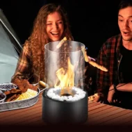 🔥 50% OFF! 🏠 Glass & Metal Tabletop Fireplace – Portable, Smoke-Free for Indoor & Outdoor Use, With Ethanol Burner & Cozy Decorative Accentuator for Your Home ✨ - Image 6