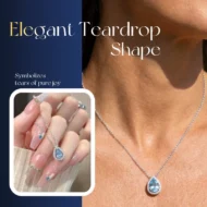 🎁 Hot Sale 49% OFF 🔥Elegant Blue Teardrop Necklace for Women