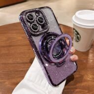 🎁2025 HOT SALE🎉💝Glitter Rhinestones Magnetic iPhone Case with Invisible Stand - Image 3