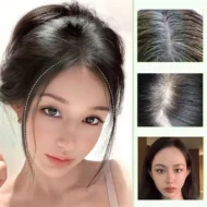 🔥Hot Sale🔥Partial Bangs Hair Piece - Image 13