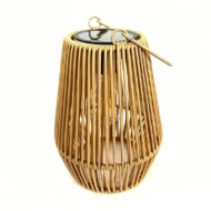 Solar Powered Rattan Lantern Light - Image 13