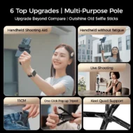 🏆 Hot sale 50% OFF✨4-in-1 Multifunctional magnetic selfie stick with 360° rotation - Image 3