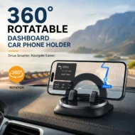 360° Rotatable Dashboard Car Phone Holder - Image 2