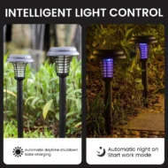 ☀️Solar Mosquito Zapper Light ✨– Outdoor Garden Stake Lamp, UV Insect Killer & Solar Pathway Light🦟🚫 - Image 7