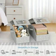 🧢 50% OFF NOW! 🎉 Stackable Baseball Cap Boxes – Space-saving & dustproof – Clear view, perfect for organizing hats in closets or shelves – sturdy and stackable 📦 - Image 4