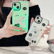 🎄Christmas Sales 60% OFF🐾Luminous Cartoon Cat & Dog iPhone Case - Image 2