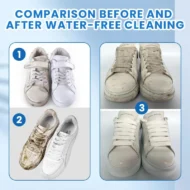 ⏳LIMITED TIME: 50% OFF! 🏆No-Wash Shoe & Leather Cleaner Cream - Stain Remover with Sponge🧼 - Image 5