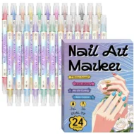 🥳2026 HOT SALE!!💞50K+ SOLD!✨💅🖌️Dual‑Tip Nail Art Pens - Image 9