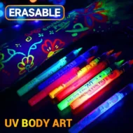 🥳2026 HOT SALE💞50K+ SOLD!🎁UV Glow Face and Body Paint Markers Set - Image 5