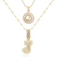 🎁New Year Sale 50% OFF💖2 Pack - Initial Letter Pendant Necklaces - Image 15