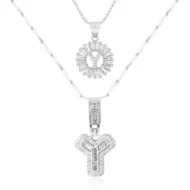 🎁New Year Sale 50% OFF💖2 Pack - Initial Letter Pendant Necklaces - Image 39