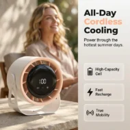 💥HOT SALE 50% OFF!!!100-Speed High Velocity Hanging Circulating Fan - Image 8