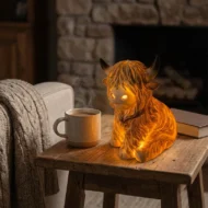 Cute Highland Cow Night Light - Image 8