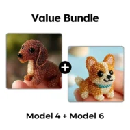Colorful Beaded 3D Dog Model Kit - Image 20