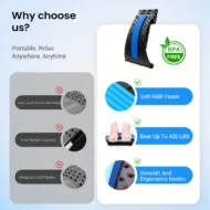 Magnetic Lumbar Stretcher – Acupressure Massage, Portable Design & Relieves Back Pain 🧘‍♂️✨ - Image 3