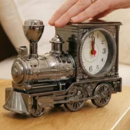 📢📢49%  OFF !! ⏰Retro Locomotive Model Alarm Clock - Image 5