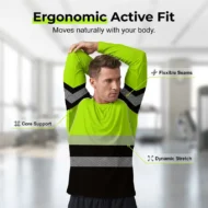 👕 50% OFF NOW! ✨ Men's 3D Printed Active Shirt – High-visibility, breathable & athletic fit – Perfect for running, cycling or outdoor sports – lightweight and comfortable 🌿 - Image 10