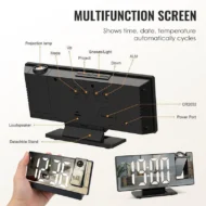 ⏳Time-limited Special⏰LED Mirror Projection Alarm Clock🕰️🎁 - Image 4