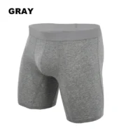 Men's Mid-Waist Stretch Sports Flat Briefs - Image 16