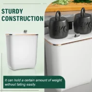 Large Capacity Wall-Mounted Trash Can - Image 4