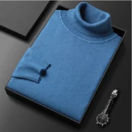 🎄Hot Sales - 49% OFF🎁Men's Solid Color Premium Cashmere Sweater - Image 5