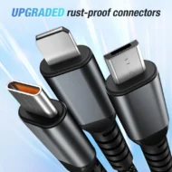 Transparent Luminous 3-in-1 Super Fast Charging Cable - Image 3