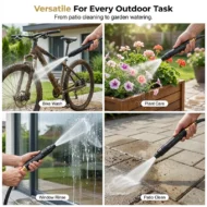 🥳2026 HOT SALE🥳💞50K+ SOLD!🔫🧼 50% OFF! Turbo Power Water Nozzle – Concentrated jet for tough grime, gentle fan for flowers. Brass connector, leak‑free. Wash at home, save big on car washes. 🚗💨 - Image 9