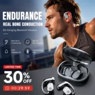 🔥🔥🔥Endurance Real Bone Conduction Ear Hanging Bluetooth Headset - Image 2