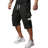 ⏳LAST DAY SALE 60% OFF !!📢Men's Casual Drawstring Capri Cargo Pants - Image 11