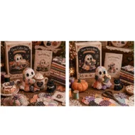 🎁Little Ghost's Cozy Halloween DIY Patchwork Kit - Image 16