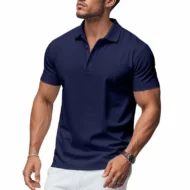 Men's Quick-Dry Short-Sleeve Lapel T-Shirt - Image 12