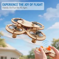 🎁🔥 HOT SALE 50%OFF 🔥🧩 DIY Wooden Drone Building Kit 🚁